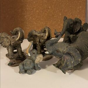 Elephant Figurine Set
